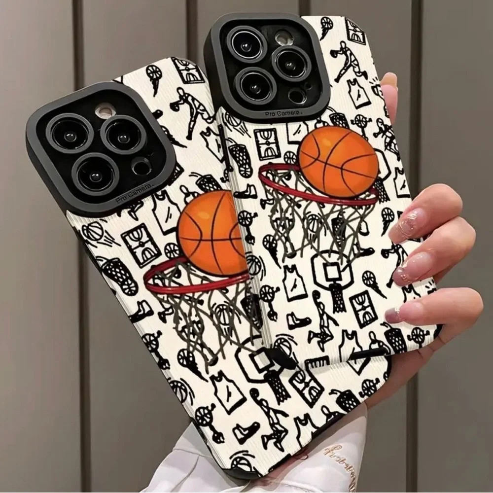 Casetify Basketball Hoop Phone Case - Black and Orange